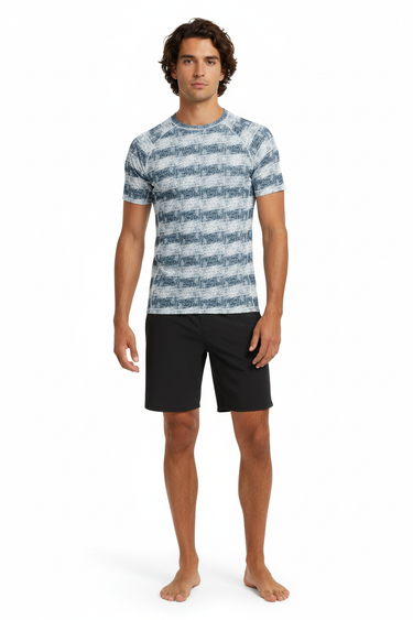Model with boardshorts