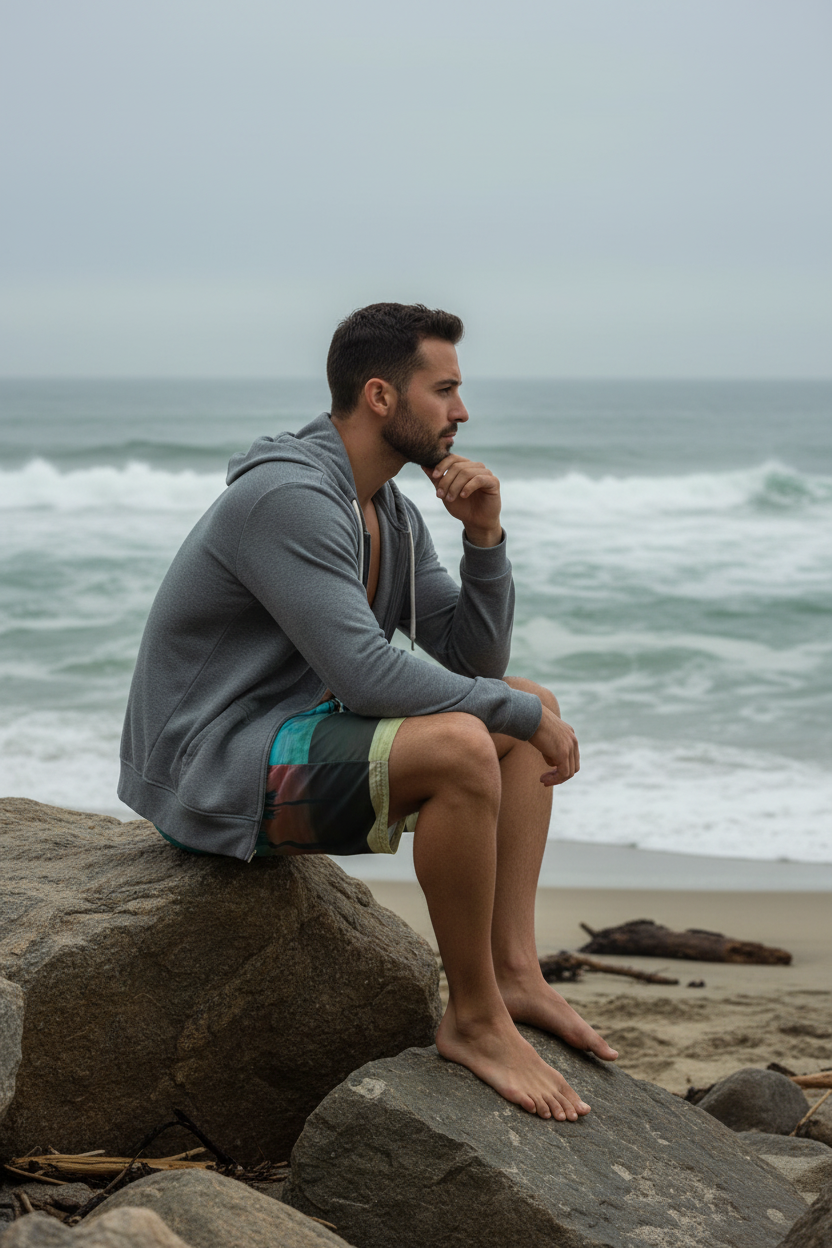 Moody coastal look