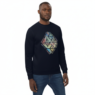 Navy eco sweatshirt front