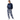 Ocean Wave Wide-Leg Joggers - South Asian female model with bomber