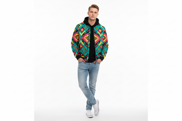Open Jacket Hoodie Look