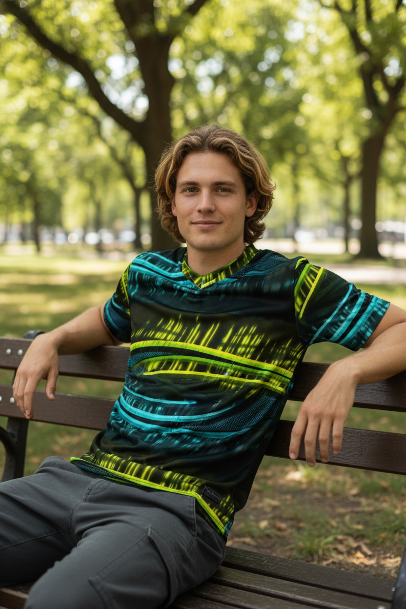 Park Casual - Wavy Hair Model