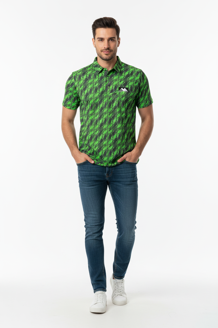 Polo with Dark Jeans