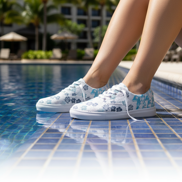 Poolside close-up