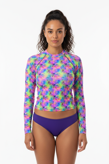 Purple Swim Bottoms Front