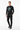 Rash guard with black joggers front