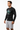 Rash guard with gray boardshorts side