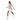 Rash guard with white athletic tennis skirt