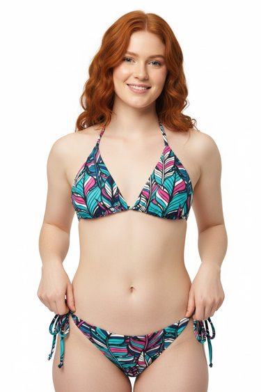 Redhead female model casual
