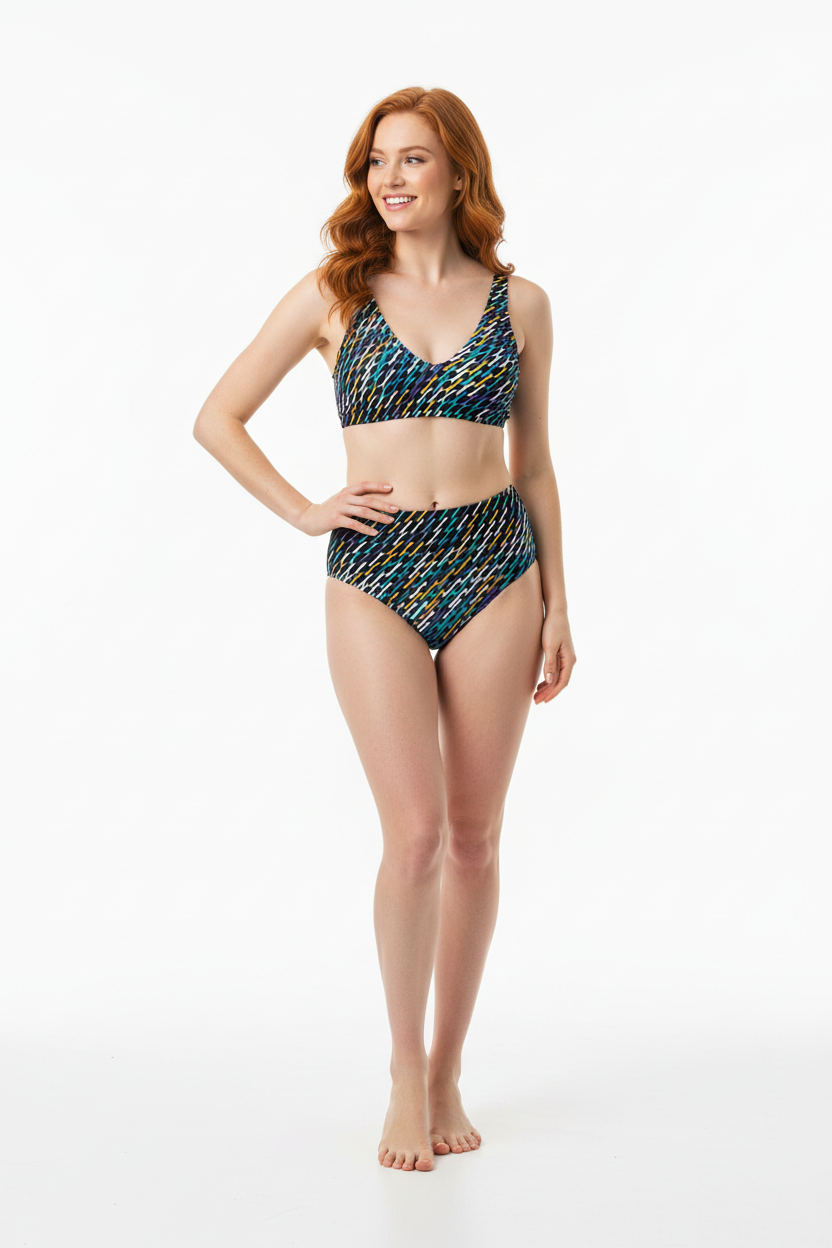 Redhead female model elegant