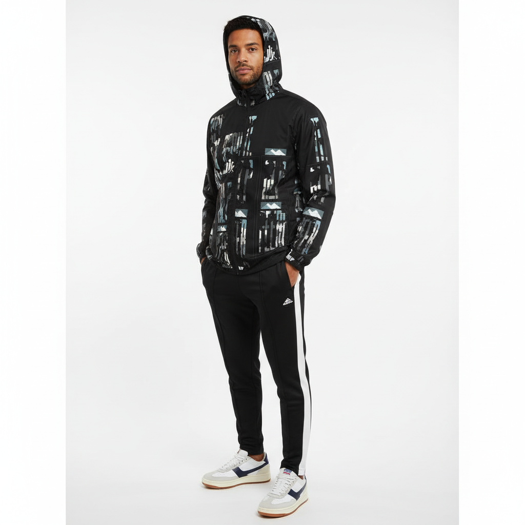 Retro sportswear look