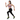 Running Action Shot - White Background