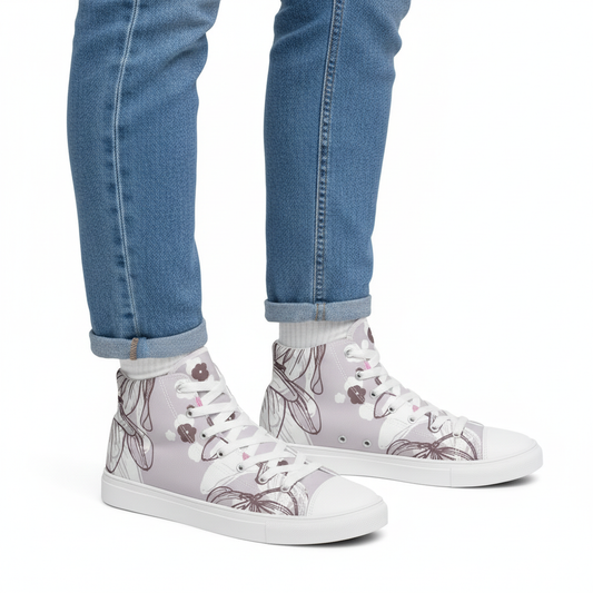 Side angle white background