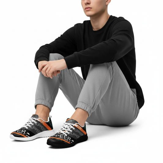 Sitting cross-legged