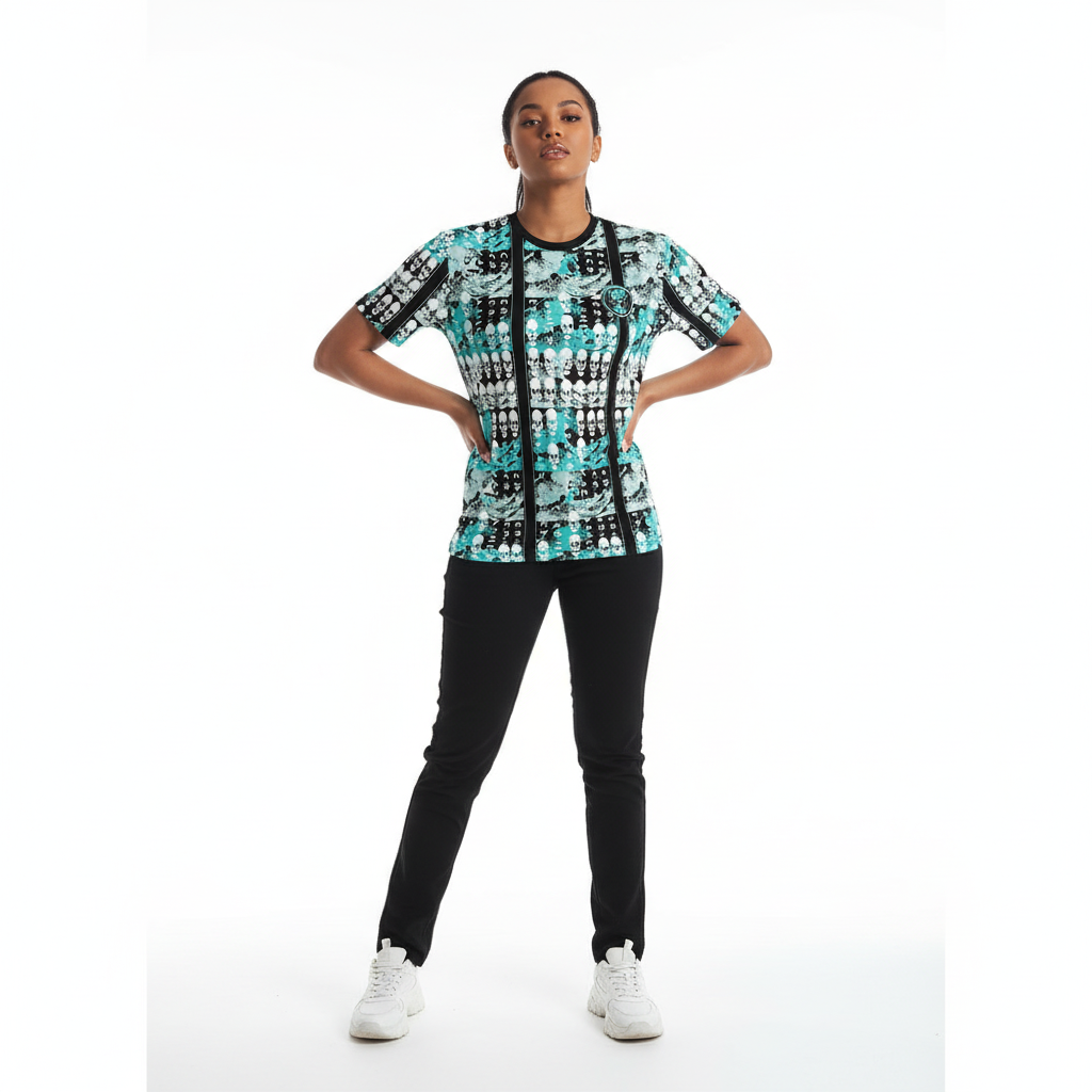 Skull Print Look 8