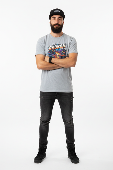 Sport grey tee front arms crossed