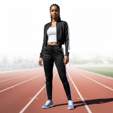 Sporty chic styling