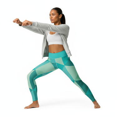Sporty look with sports bra and hoodie