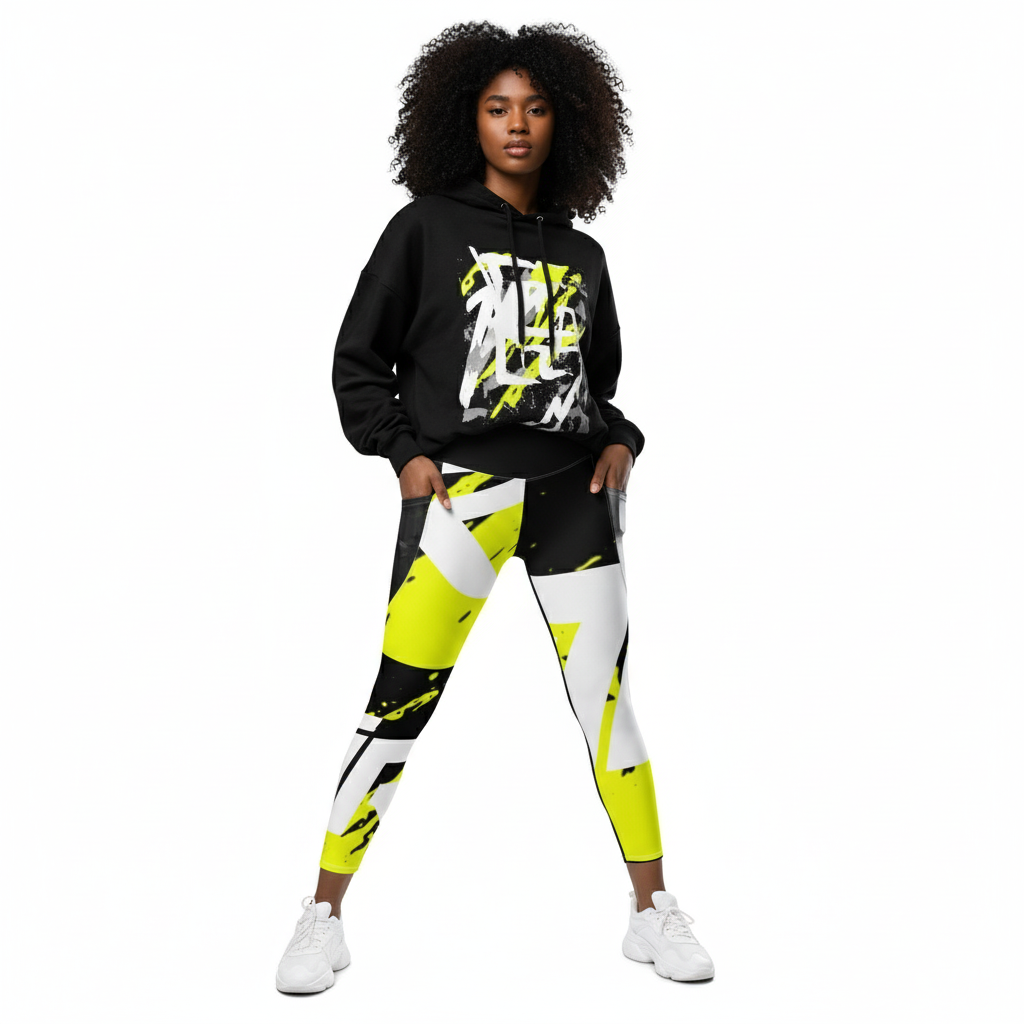Streetwear hoodie look