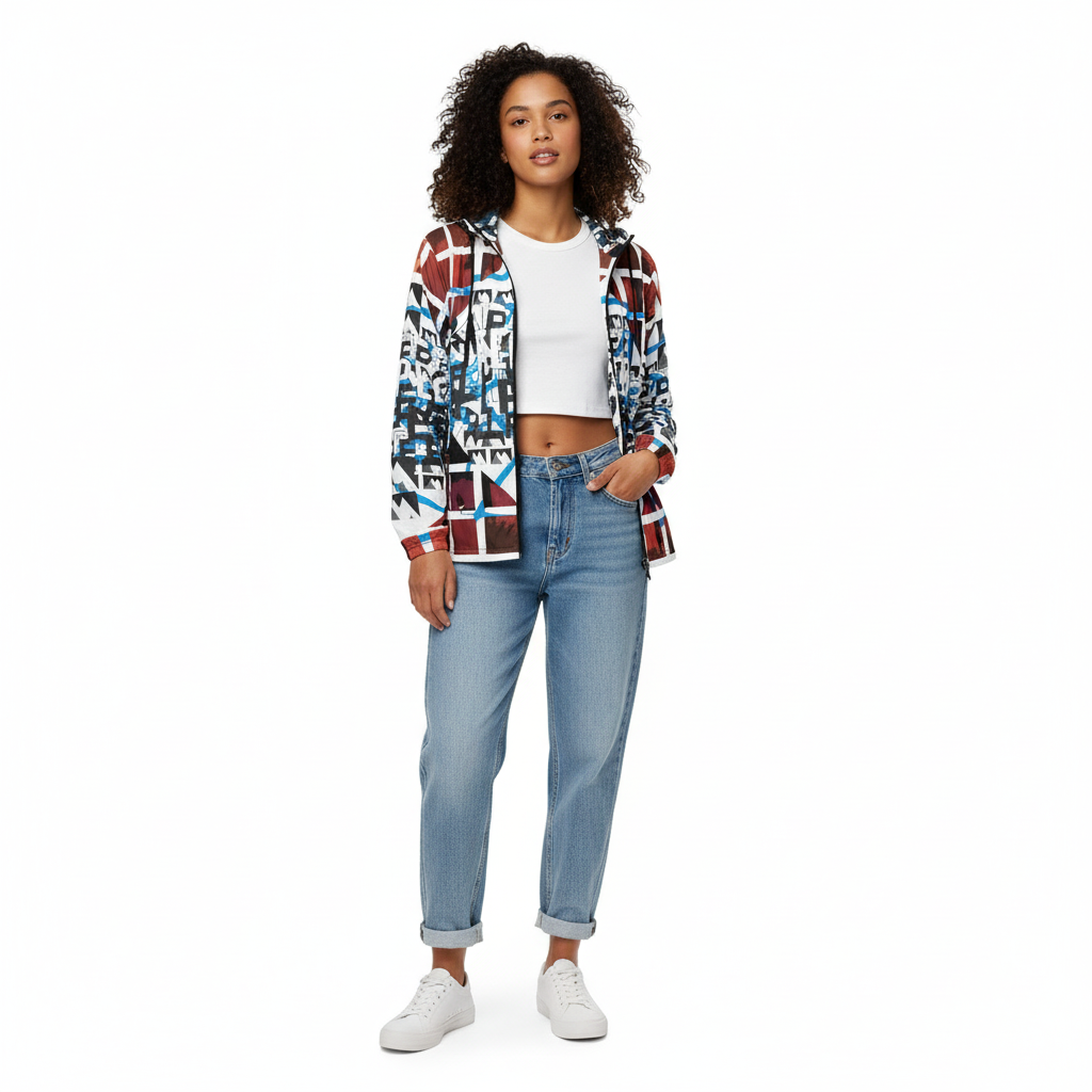 Streetwear layered look
