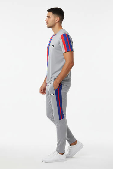 Striped Athletic Tee - Side Angle