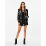 Styled with black denim shorts - Standing