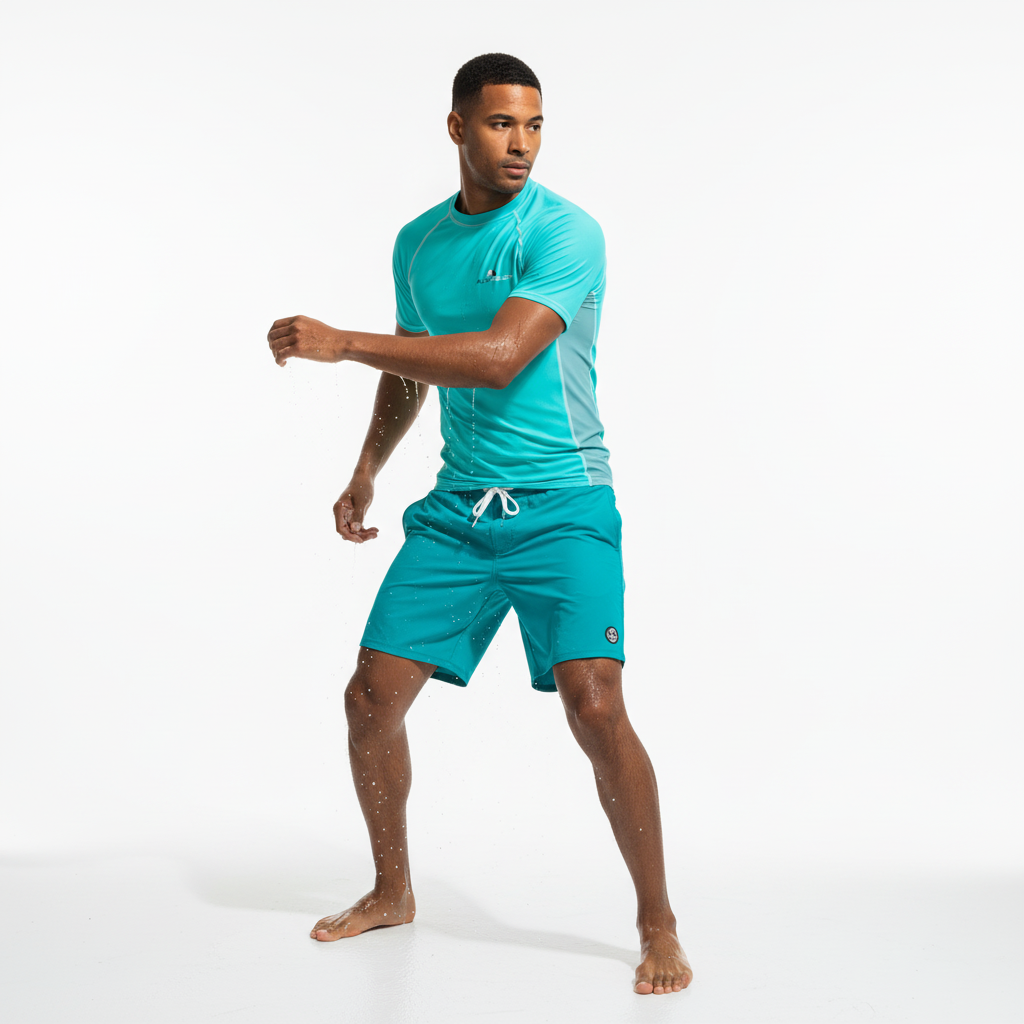 Teal Board Shorts