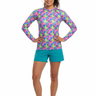 Teal Boardshorts Front
