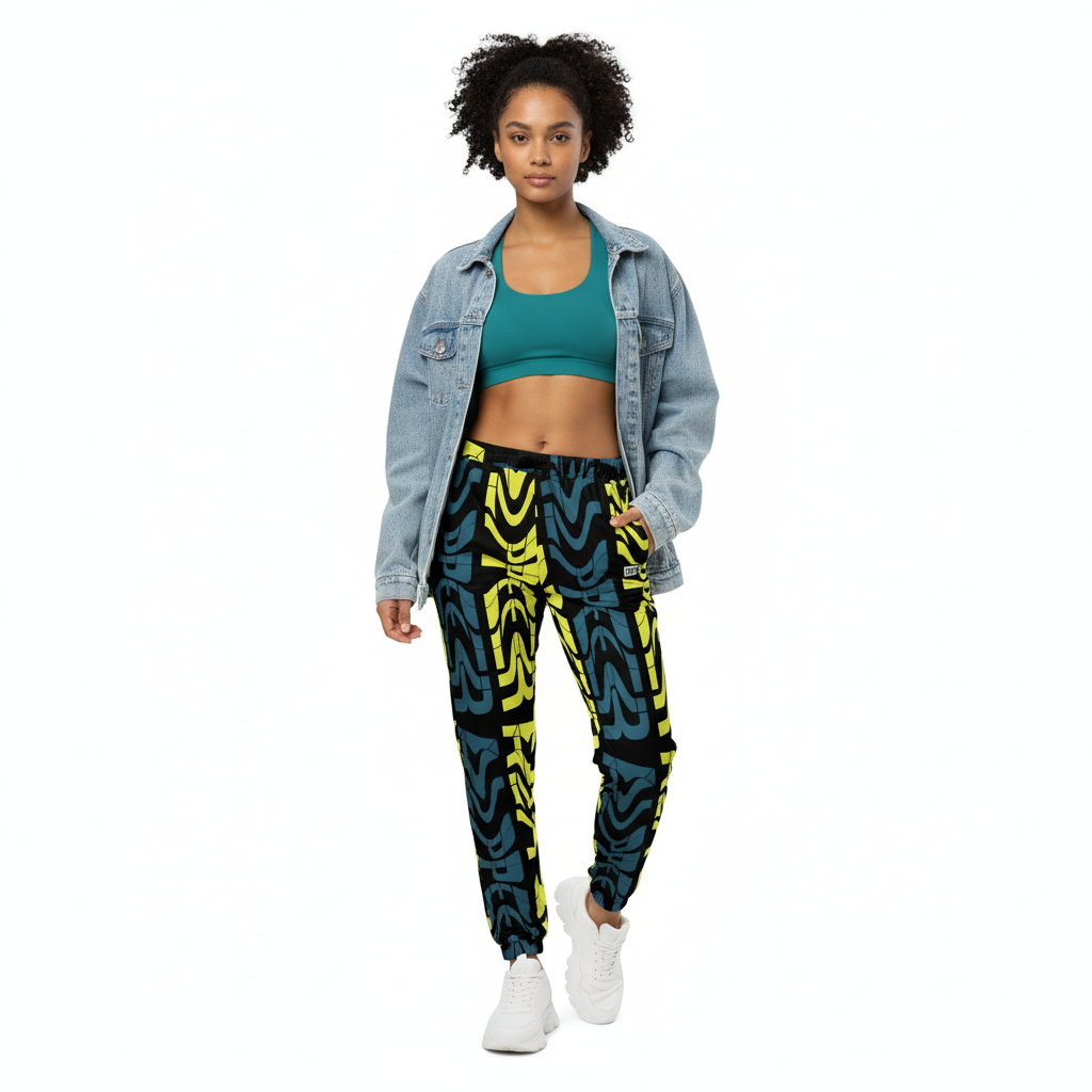Teal Sports Bra and Denim Jacket