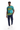 Tee with navy track pants