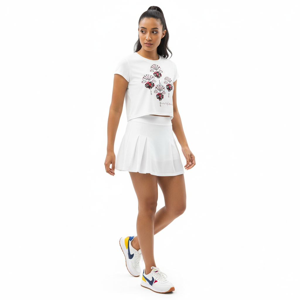 Tennis Skirt & Sneakers