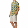 Tropical Leaf Print Shirt - Side