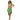 Tropical Vacation Look with Green Sarong