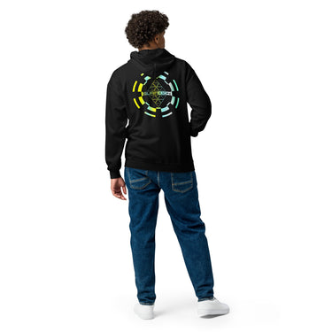 Surfxion-Wheel of waves zip hoodie