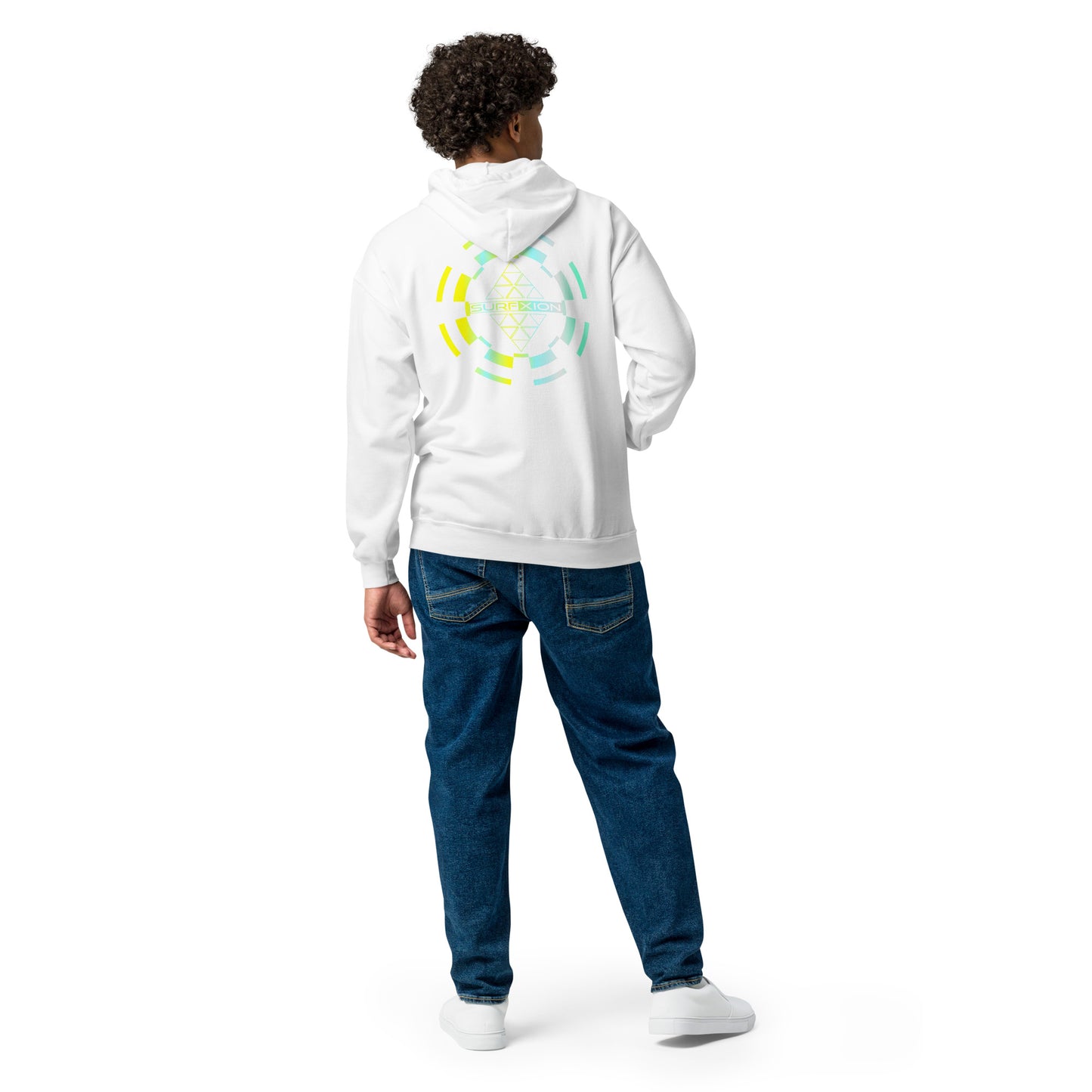 Surfxion-Wheel of waves zip hoodie
