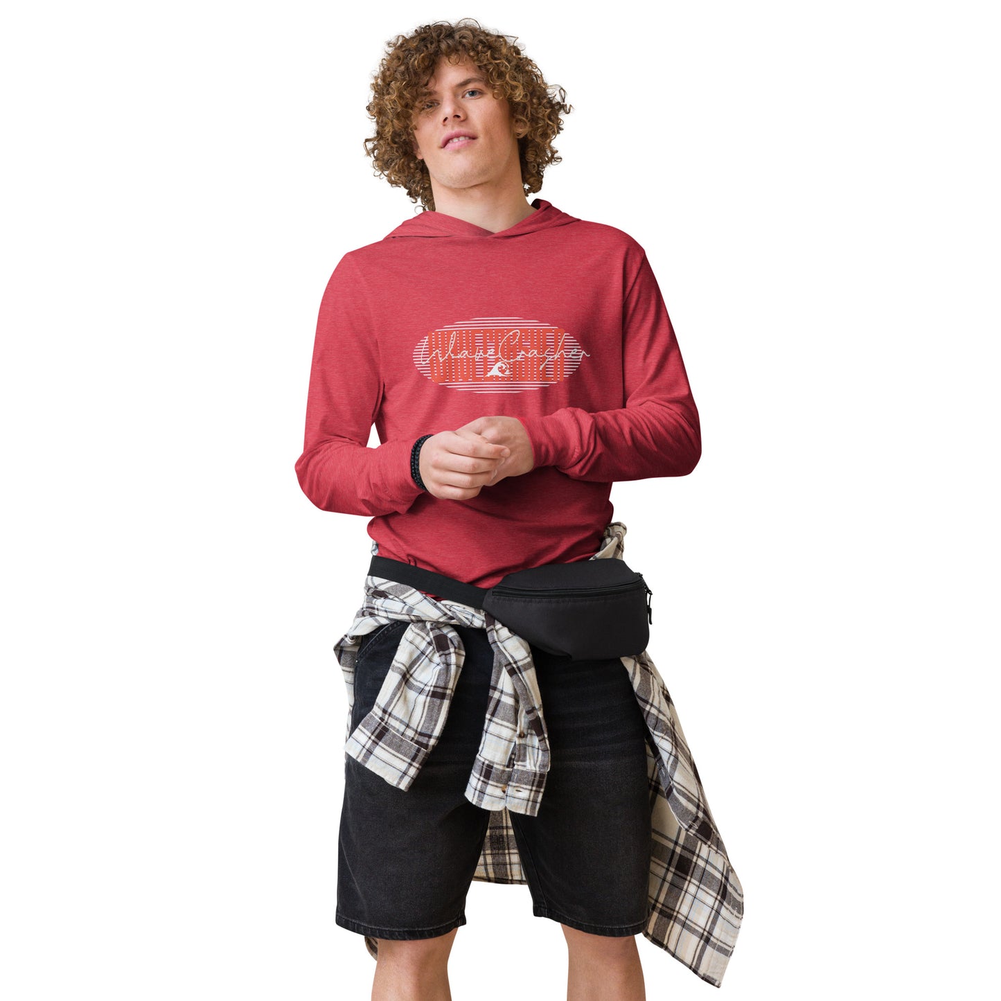 WaveCrasher Hooded long-sleeve tee