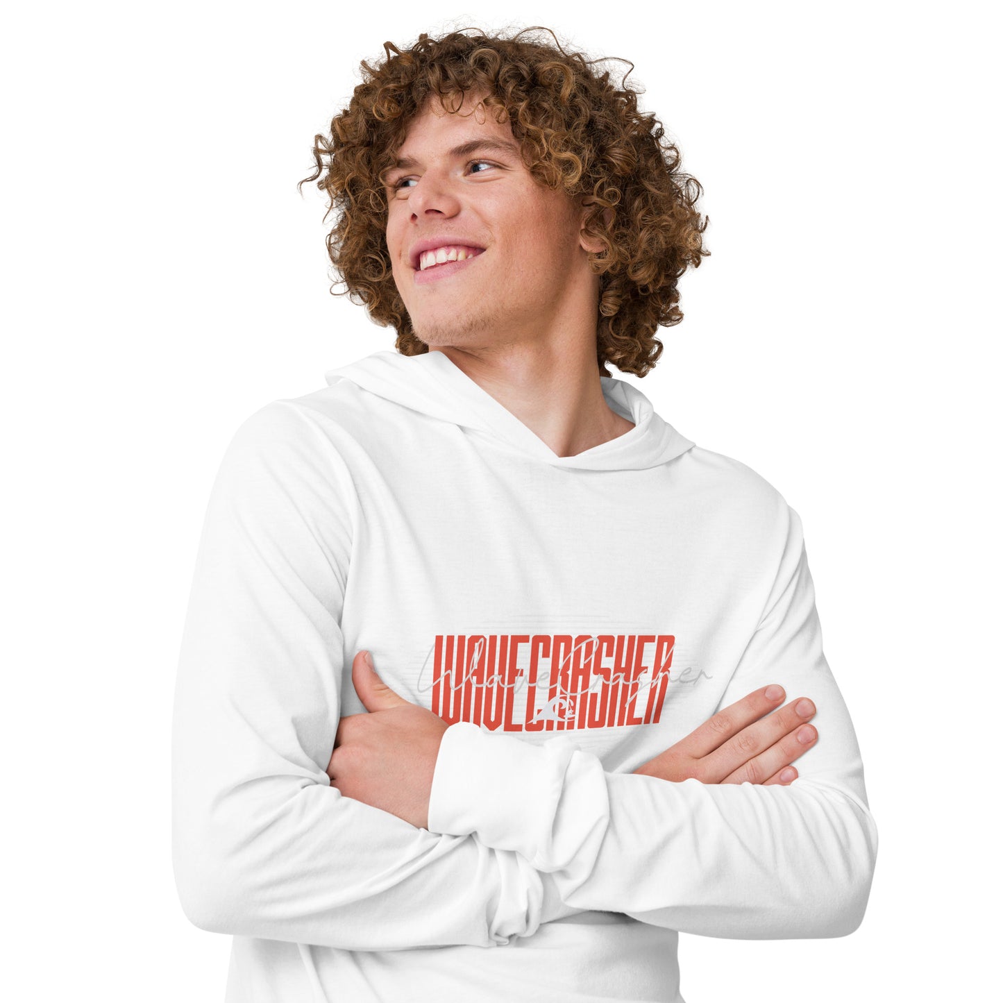 WaveCrasher Hooded long-sleeve tee