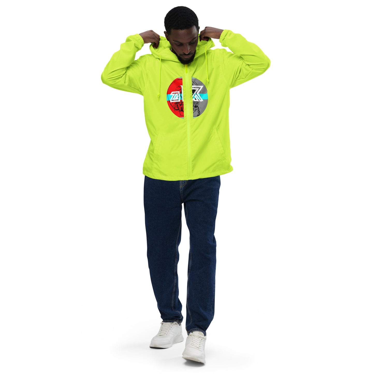 Ask The Ripper zip up windbreaker