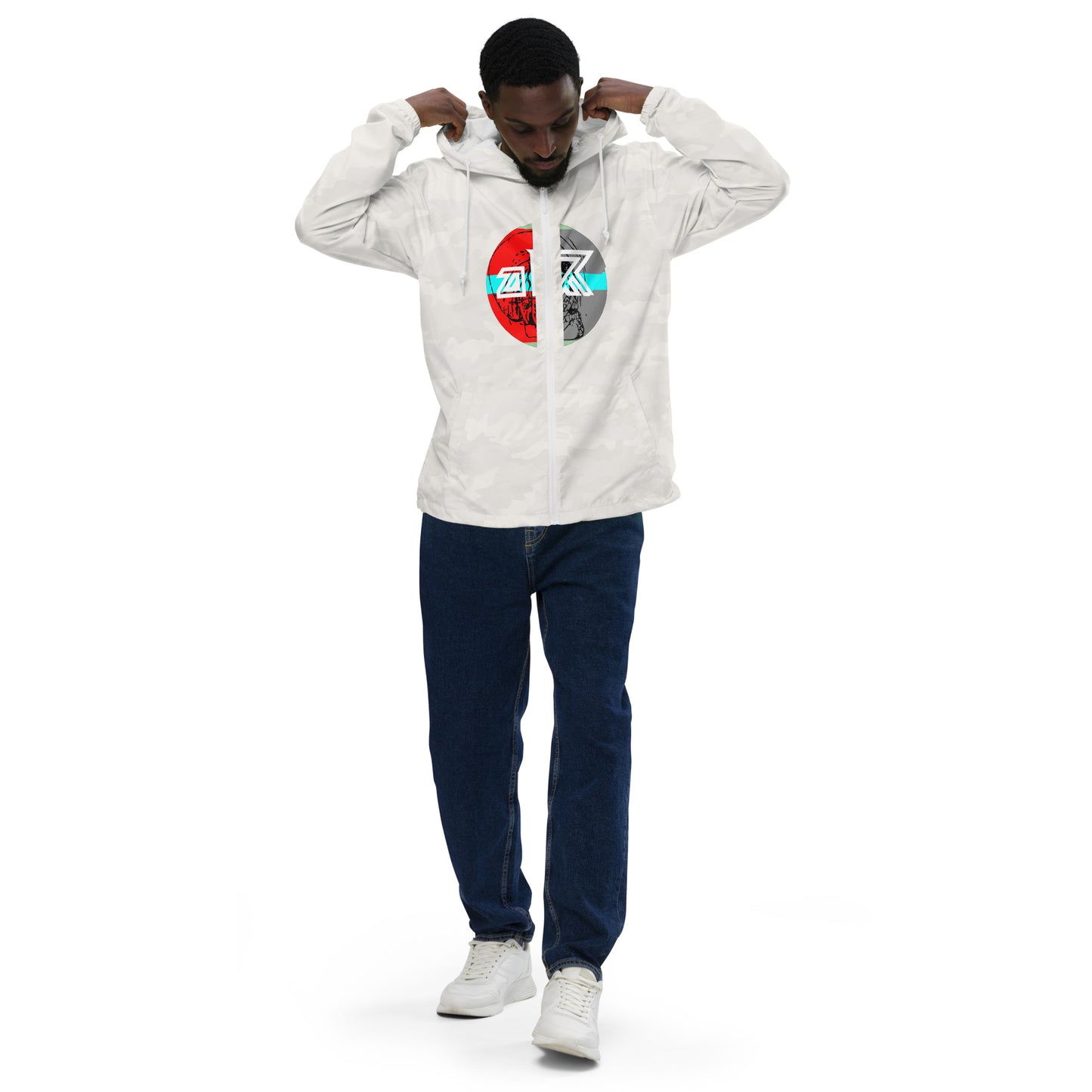 Ask The Ripper zip up windbreaker