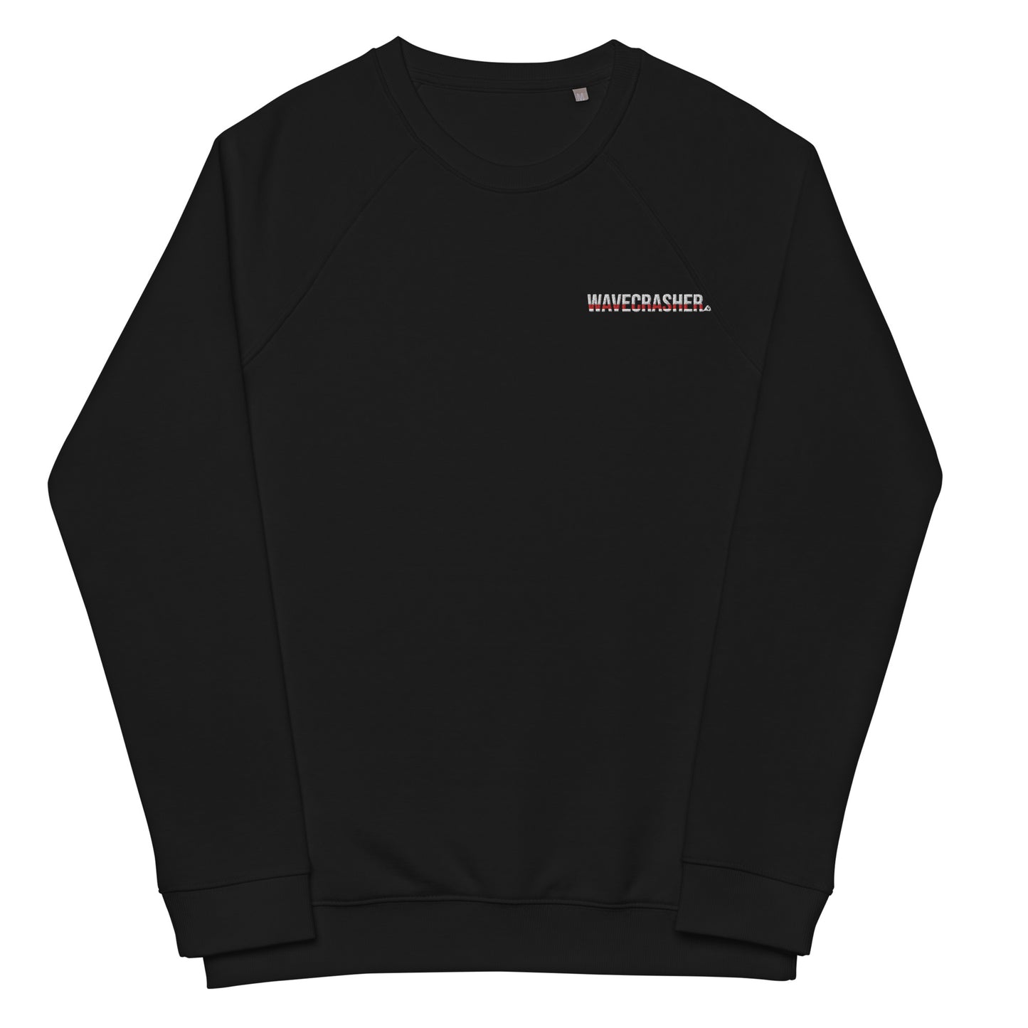 WaveCrasher Unisex organic raglan sweatshirt