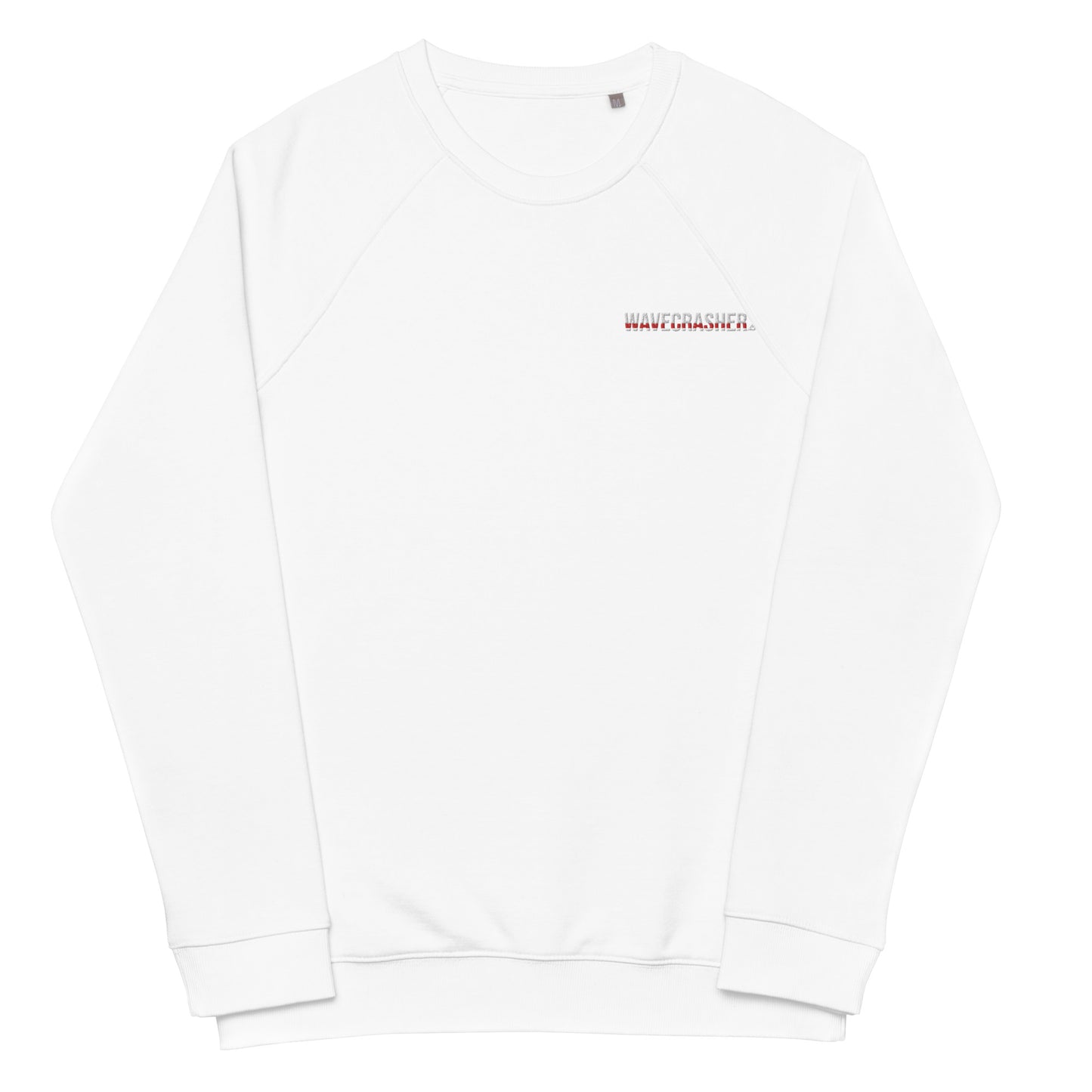 WaveCrasher Unisex organic raglan sweatshirt