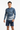 Wave Contour Rash Guard with navy board shorts