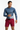 Wave Contour Rash Guard with red board shorts