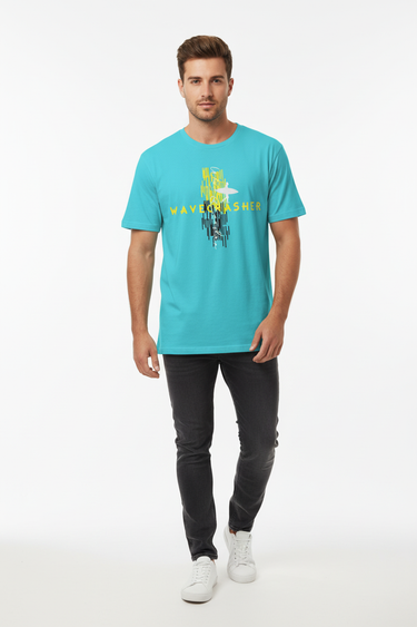 WaveCrasher Tee Turquoise