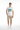 White ALPPEER tee with chino shorts