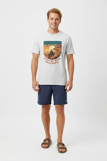 White Fleck Boardshorts