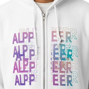 White Hoodie Close-up