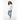 White hoodie - three-quarter view