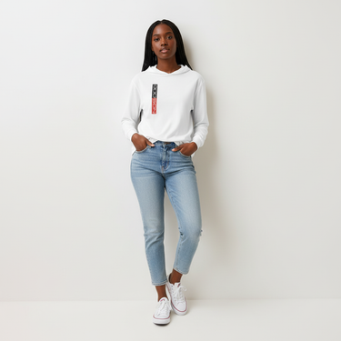 White light denim look