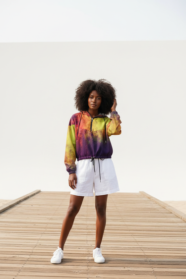 White Linen Shorts